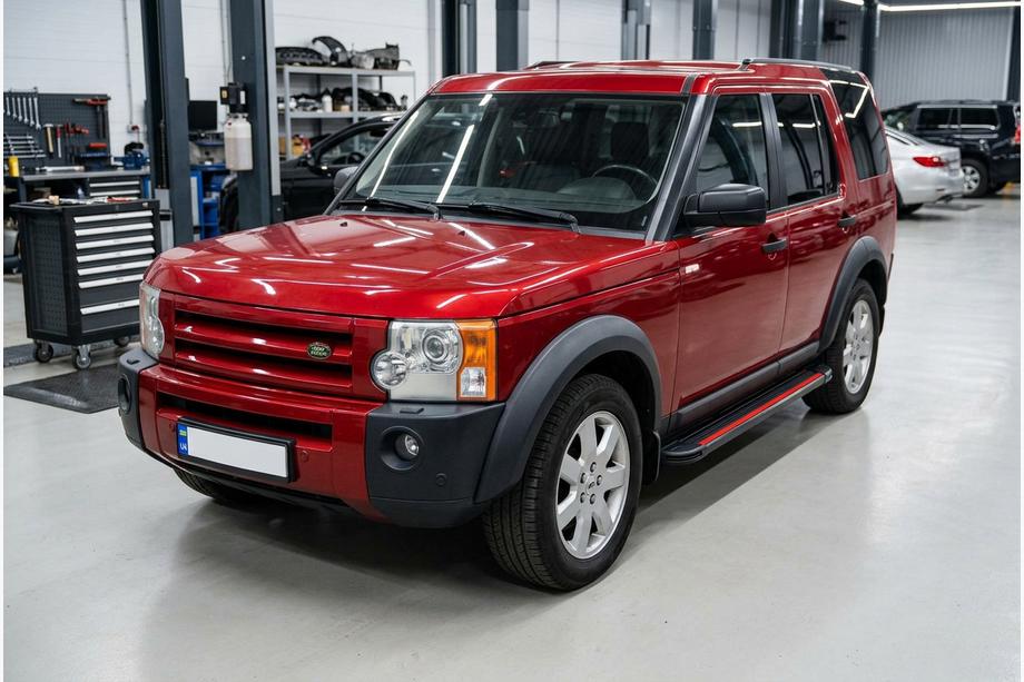 Land Rover Discovery III 2004-2009 рр. Бокові пороги Maya Red (2 шт., алюміній) Фото 1