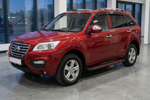 Lifan X60 2011- рр. Бокові пороги Maya Red (2 шт., алюміній) фото 1