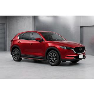 Бокові пороги Maya Red (2 шт., алюміній) Mazda CX-5 2017-2025 рр. фото 1