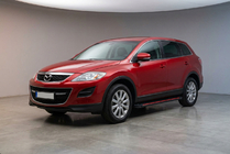 Mazda CX-9 2007-2016 рр. Бокові пороги Maya Red (2 шт., алюміній) фото 1