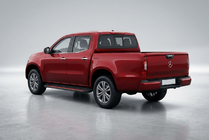 Mercedes X class 2017-2020 рр. Бокові пороги Maya Red (2 шт., алюміній) фото 1
