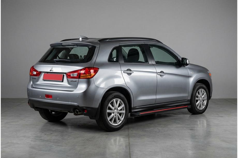 Mitsubishi ASX 2010-2023 рр. Бокові пороги Maya Red (2 шт., алюміній) Фото 1