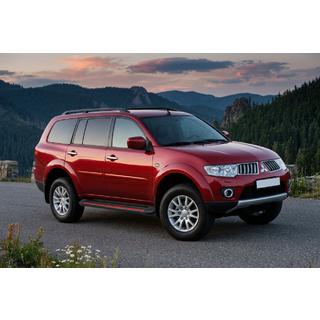 Бокові пороги Maya Red (2 шт., алюміній) Mitsubishi Pajero Sport 2008-2015 рр. фото 1
