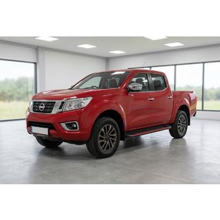 Бокові пороги Maya Red (2 шт., алюміній) Nissan Navara/NP300 2016- рр. фото 1