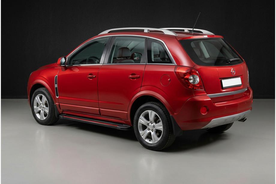 Opel Antara 2006-2017 рр. Бокові пороги Maya Red (2 шт., Алюміній) Фото 1