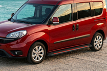 Opel Combo 2012-2018 рр. Бокові пороги Maya Red (2 шт., алюміній) фото 1