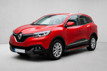 Renault Kadjar 2015-2022 рр. Бокові пороги Maya Red (2 шт., алюміній) фото 1