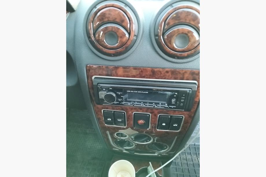 Lada Largus 2012- рр. Накладки на панель (варіант 2) Алюміній Фото 6