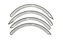 Lada Largus 2012- рр. Накладки на арки (4 шт, чорні) фото 4