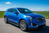 Cadillac XT5 2016- рр. Бокові пороги Maya Blue (2 шт., алюміній) фото 1