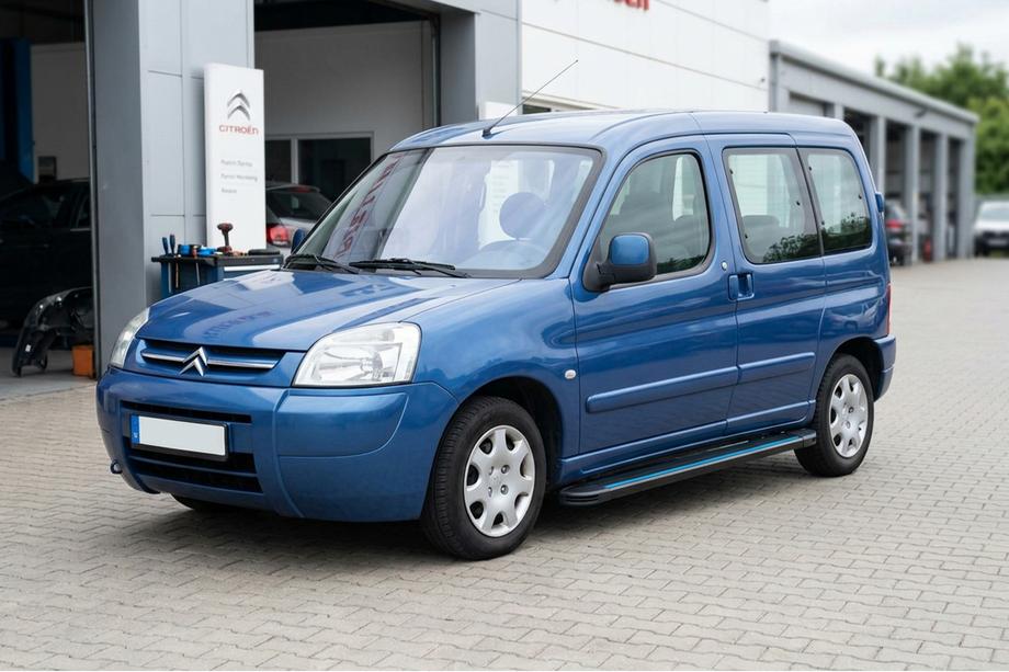 Citroen Berlingo 1996-2008 рр. Бокові пороги Maya Blue (2 шт., алюміній) Фото 1