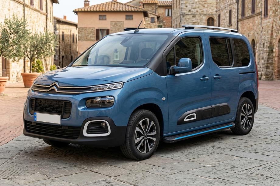 Citroen Berlingo/Multispace 2018- рр. Бокові пороги Maya Blue (2 шт., алюміній) Фото 1