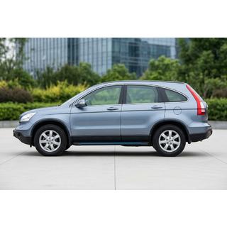Бокові пороги Maya Blue (2 шт., алюміній) Honda CRV 2007-2011 рр. фото 1