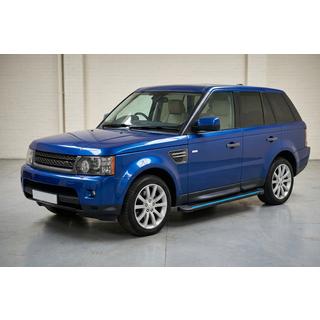 Бокові пороги Maya Blue (2 шт., алюміній) Range Rover Sport 2005-2013 рр. фото 1