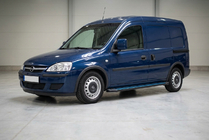 Opel Combo 2002-2012 рр. Бокові пороги Maya Blue (2 шт., алюміній) фото 1