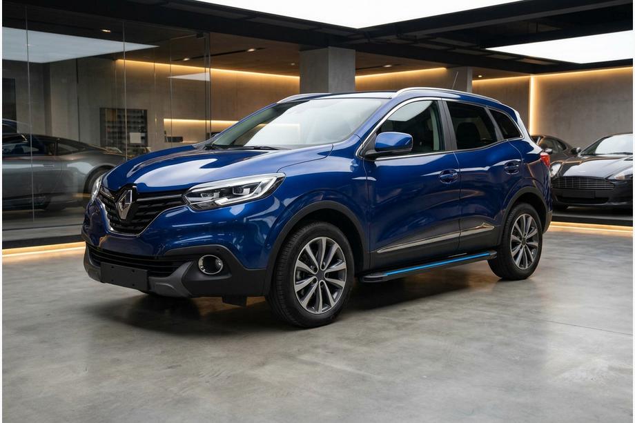 Renault Kadjar 2015-2022 рр. Бокові пороги Maya Blue (2 шт., алюміній) Image