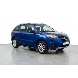 Бокові пороги Maya Blue (2 шт., алюміній) Renault Koleos 2008-2016 рр. фото 1