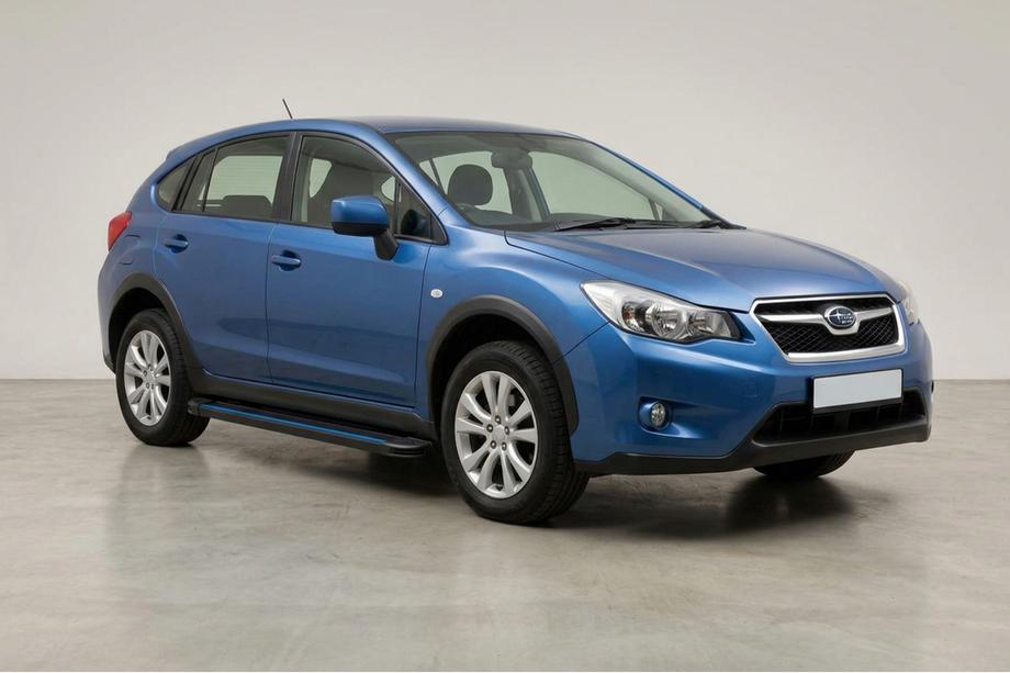 Subaru XV 2011-2017 рр. Бокові пороги Maya Blue (2 шт., алюміній) Фото 1