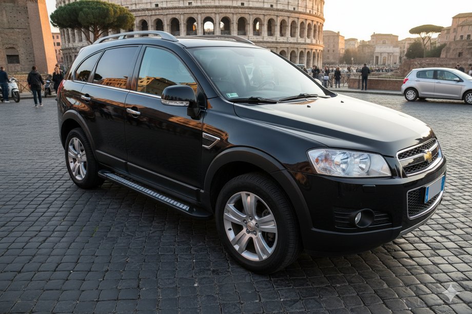 Chevrolet Captiva 2006-2019 рр. Бокові пороги Vision New Black (2 шт., Алюміній) 2006-2015