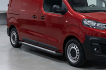 Citroen Jumpy/Dispatch 2017- рр. Бокові пороги Vision New Black (2 шт., Алюміній) фото 1