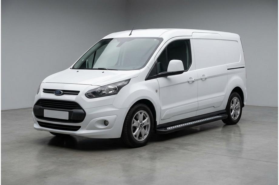 Ford Connect 2014-2021 рр. Бокові пороги New Vision Black (2 шт., алюміній) Фото 1