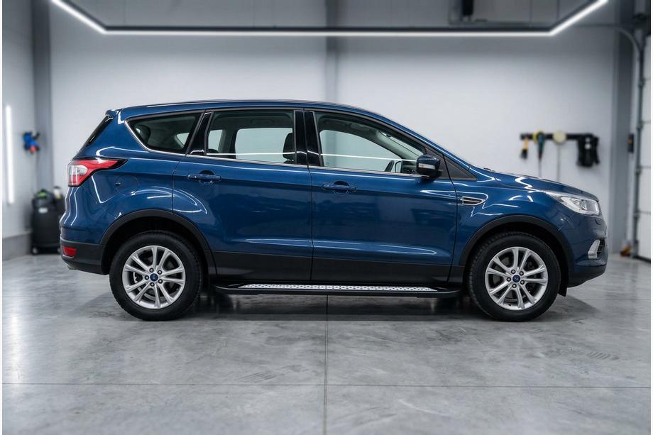 Ford Kuga/Escape 2013-2019 рр. Бокові пороги Vision New Black (2 шт., Алюміній) Фото 1