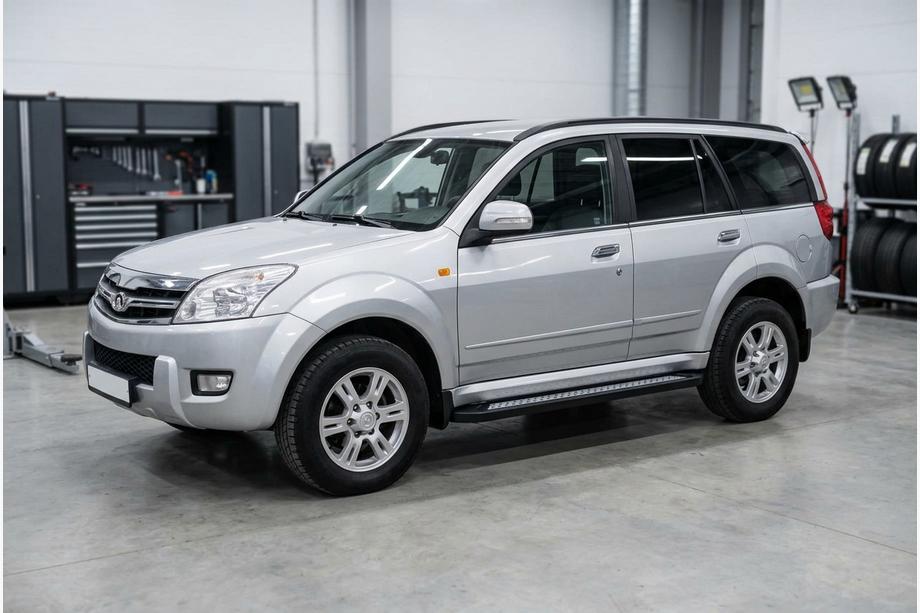 GreatWall Haval/Hover H3 2005-2013 рр. Бокові пороги New Vision Black (2 шт., алюміній) Фото 1