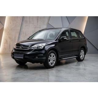 Бокові пороги New Vision Black (2 шт., алюміній) Honda CRV 2007-2011 рр. фото 1