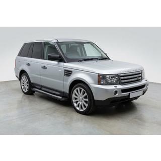 Бокові пороги New Vision Black (2 шт., алюміній) Range Rover Sport 2005-2013 рр. фото 1