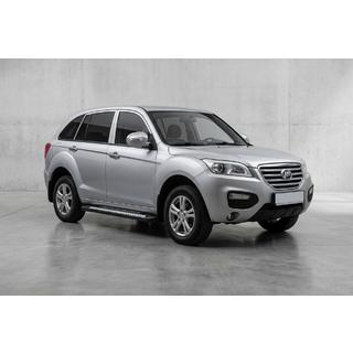 Бокові пороги New Vision Black (2 шт., алюміній) Lifan X60 2011- рр. фото 1