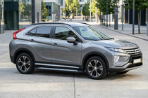 Mitsubishi Eclipse Cross 2017- рр. Бокові пороги New Vision Black (2 шт., алюміній) фото 1