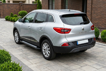 Renault Kadjar 2015-2022 рр. Бокові пороги New Vision Black (2 шт., алюміній) фото 1