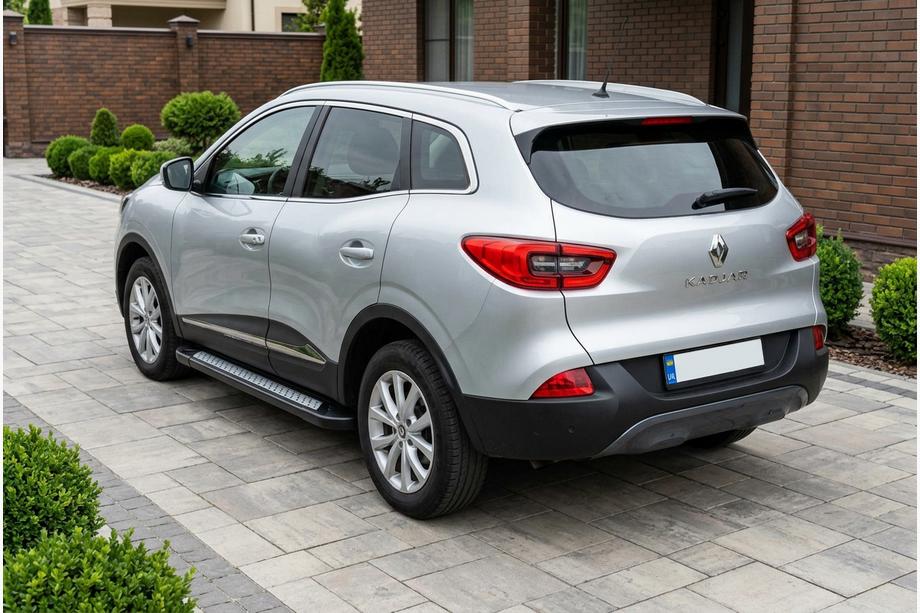 Renault Kadjar 2015-2022 рр. Бокові пороги New Vision Black (2 шт., алюміній) Image