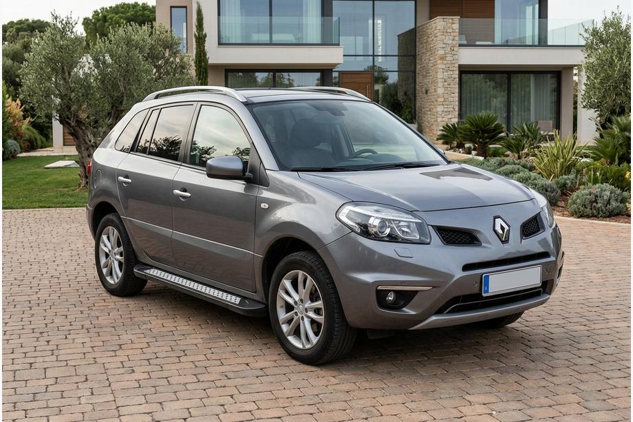 Renault Koleos 2008-2016 рр. Бокові пороги New Vision Black (2 шт., алюміній) Фото 1