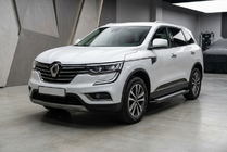 Renault Koleos 2016-2024 рр. Бокові пороги New Vision Black (2 шт., алюміній) фото 1