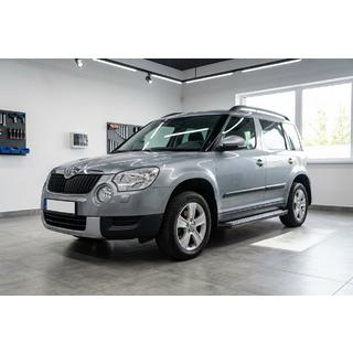 Бокові пороги New Vision Black (2 шт., алюміній) Skoda Yeti 2009-2017 рр. фото 1
