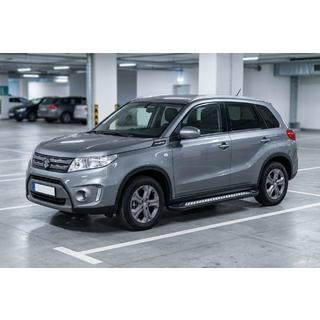 Бокові пороги New Vision Black (2 шт., алюміній) Suzuki Vitara 2015- рр. фото 1