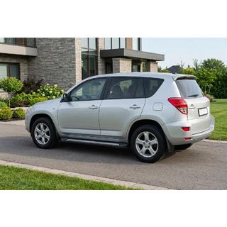 Бокові пороги New Vision Black (2 шт., алюміній) Toyota Rav 4 2006-2013 рр. фото 1