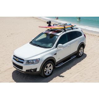 Бокові пороги Tayga V2 (2 шт., алюміній) Chevrolet Captiva 2006-2019 рр. фото 1