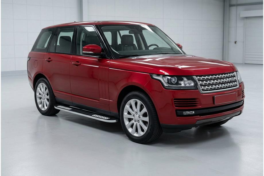 Range Rover IV L405 2013-2021 рр. Бокові пороги Tayga V2 (2 шт., алюміній) Фото 1