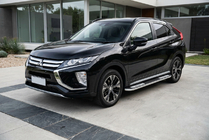 Mitsubishi Eclipse Cross 2017- рр. Бокові пороги Tayga V2 (2 шт., алюміній) фото 1