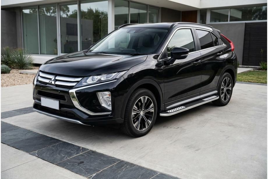 Mitsubishi Eclipse Cross 2017- рр. Бокові пороги Tayga V2 (2 шт., алюміній) Image