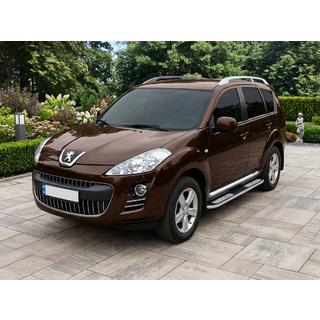 Бокові пороги Tayga V2 (2 шт., алюміній) фото 1