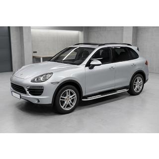 Бокові пороги Tayga V2 (2 шт., алюміній) фото 1