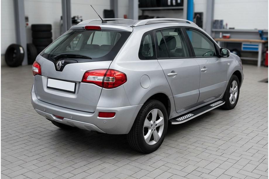Renault Koleos 2008-2016 рр. Бокові пороги Tayga V2 (2 шт., алюміній) Фото 1