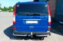 Mercedes Vito W639 2004-2014 рр. Задні куточки AK003 (2 шт., нерж) фото 10