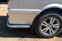 Mercedes Vito W639 2004-2014 рр. Задні куточки AK003 (2 шт., нерж) фото 3