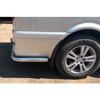 Задні куточки AK003 (2 шт., нерж) Mercedes Vito W639 2004-2014 рр. фото 3
