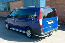 Mercedes Viano 2004-2014 рр. Задні куточки AK003 (2 шт, нерж) фото 10