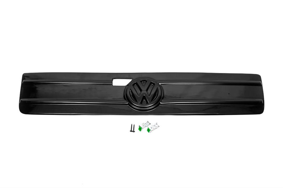 Volkswagen LT 1995-2006 рр. Зимова накладка на решітку Глянцева Фото 4